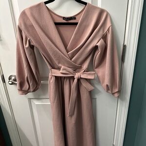 Pink midi jumpsuit US size 0 petite